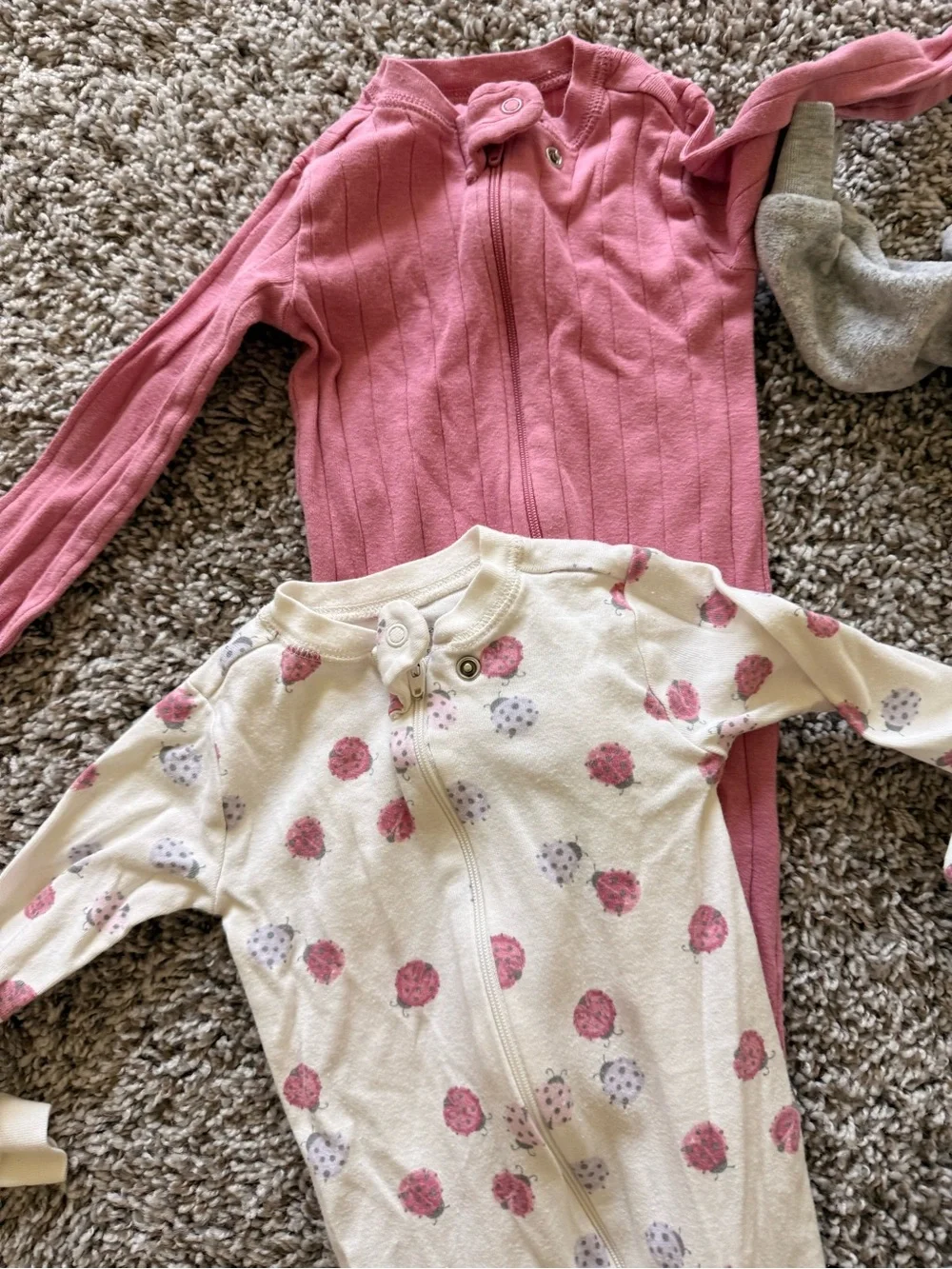 Baby Girls Footed One-Piece Pajamas Bundle